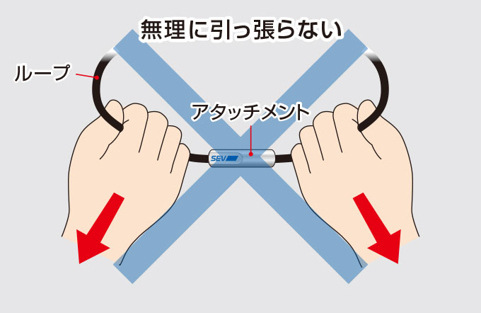 製品の取り外し方